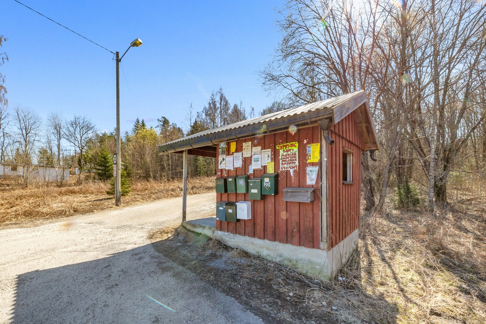 Adkomst fra Linnebråtveien, via Linnskauveien inn til Flaggstangåsen. Galleribilde