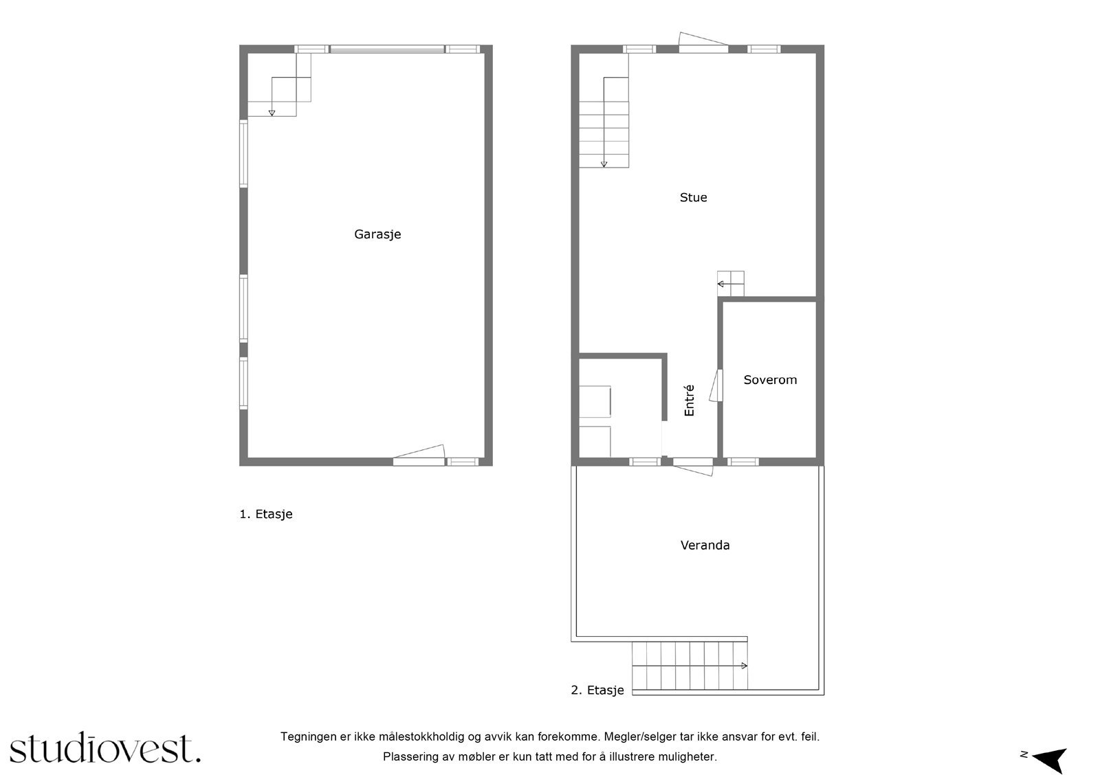 Planskisse 2D Galleribilde