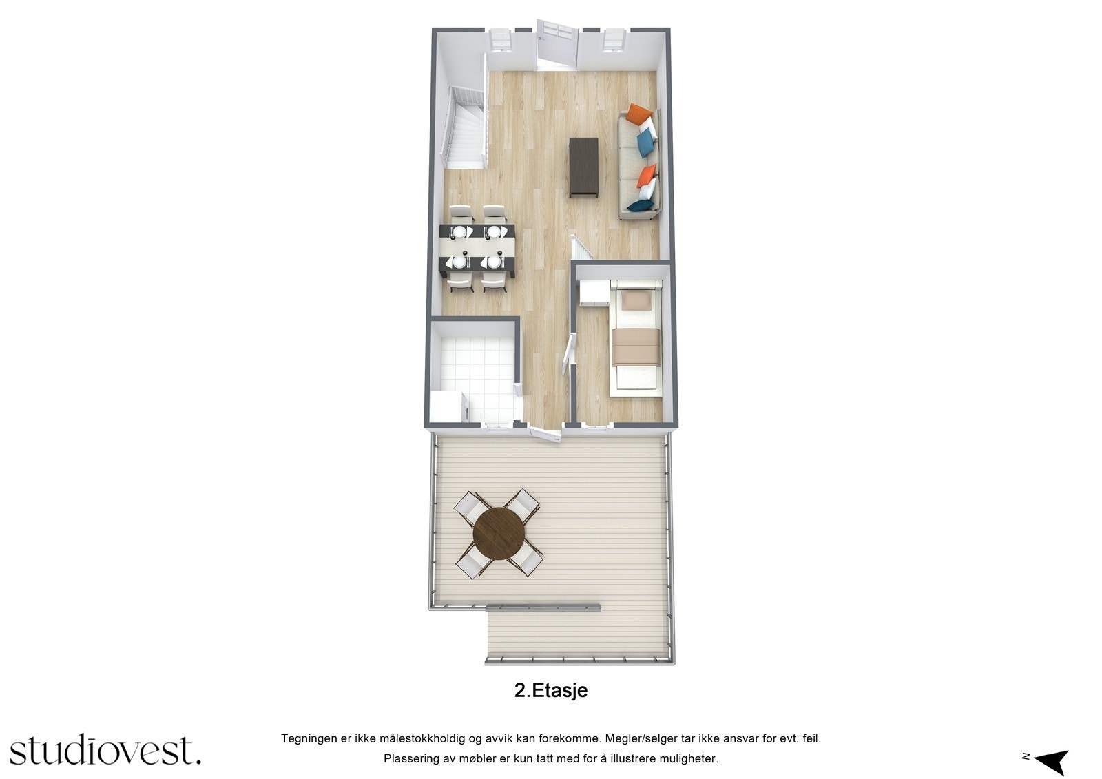 Planskisse 3D Galleribilde