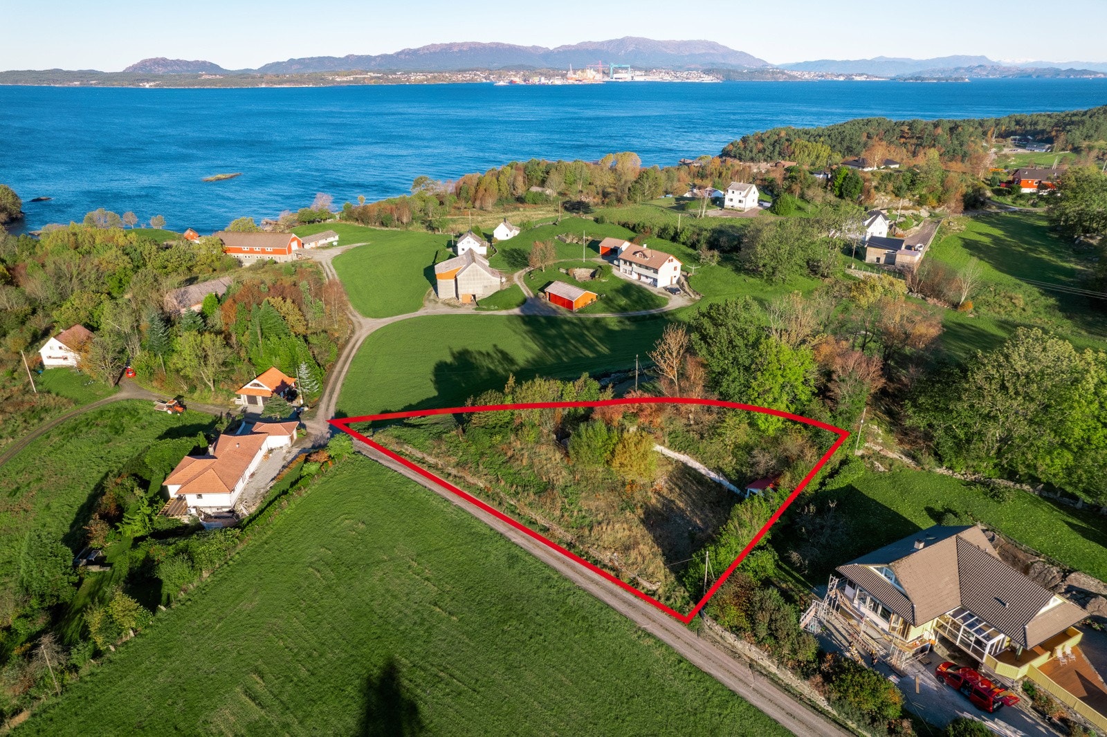 Attraktiv utsiktstomt Galleribilde