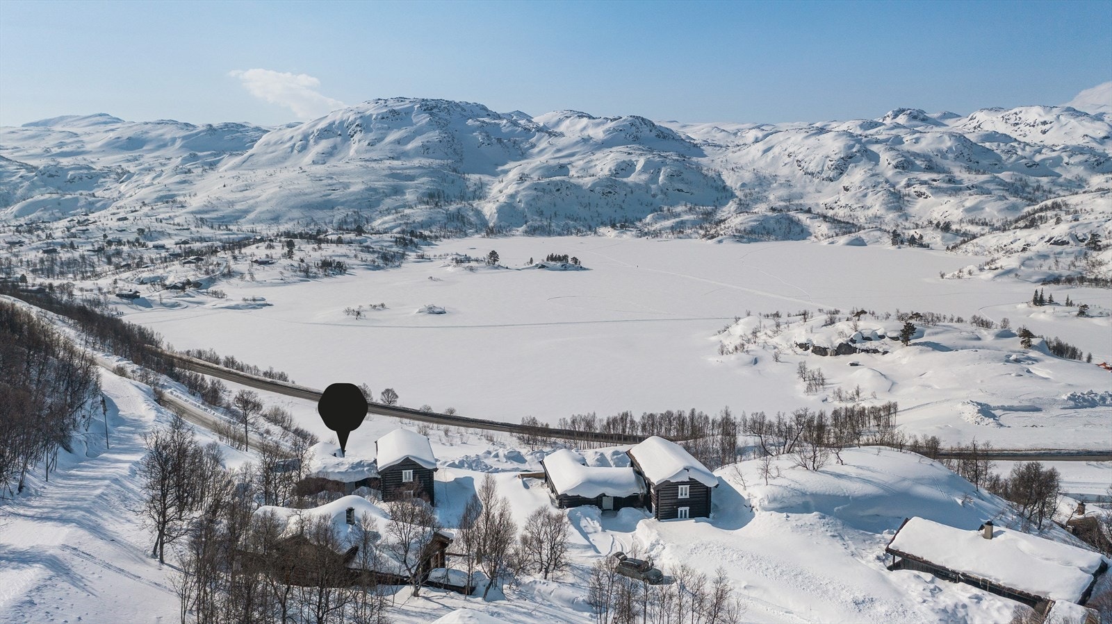 Eiendommen ligger på Tyrvelidfeltet på Vågslid Galleribilde