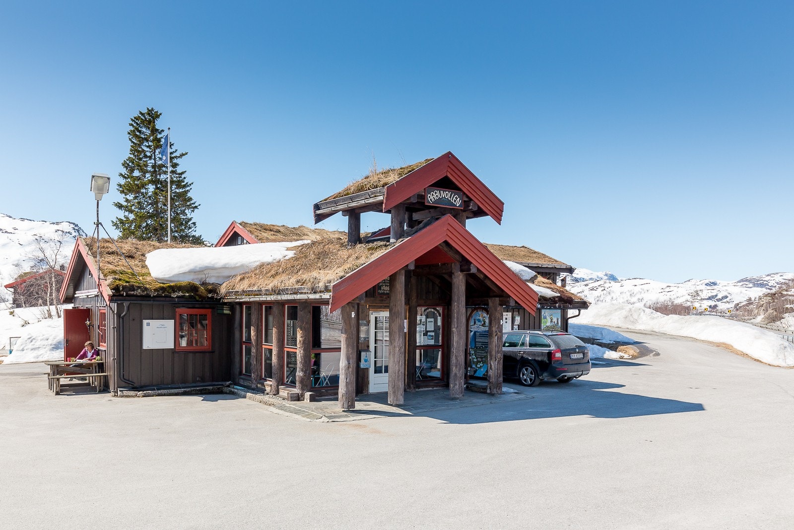 Kort avstand til Arbuvollen kiosk Galleribilde