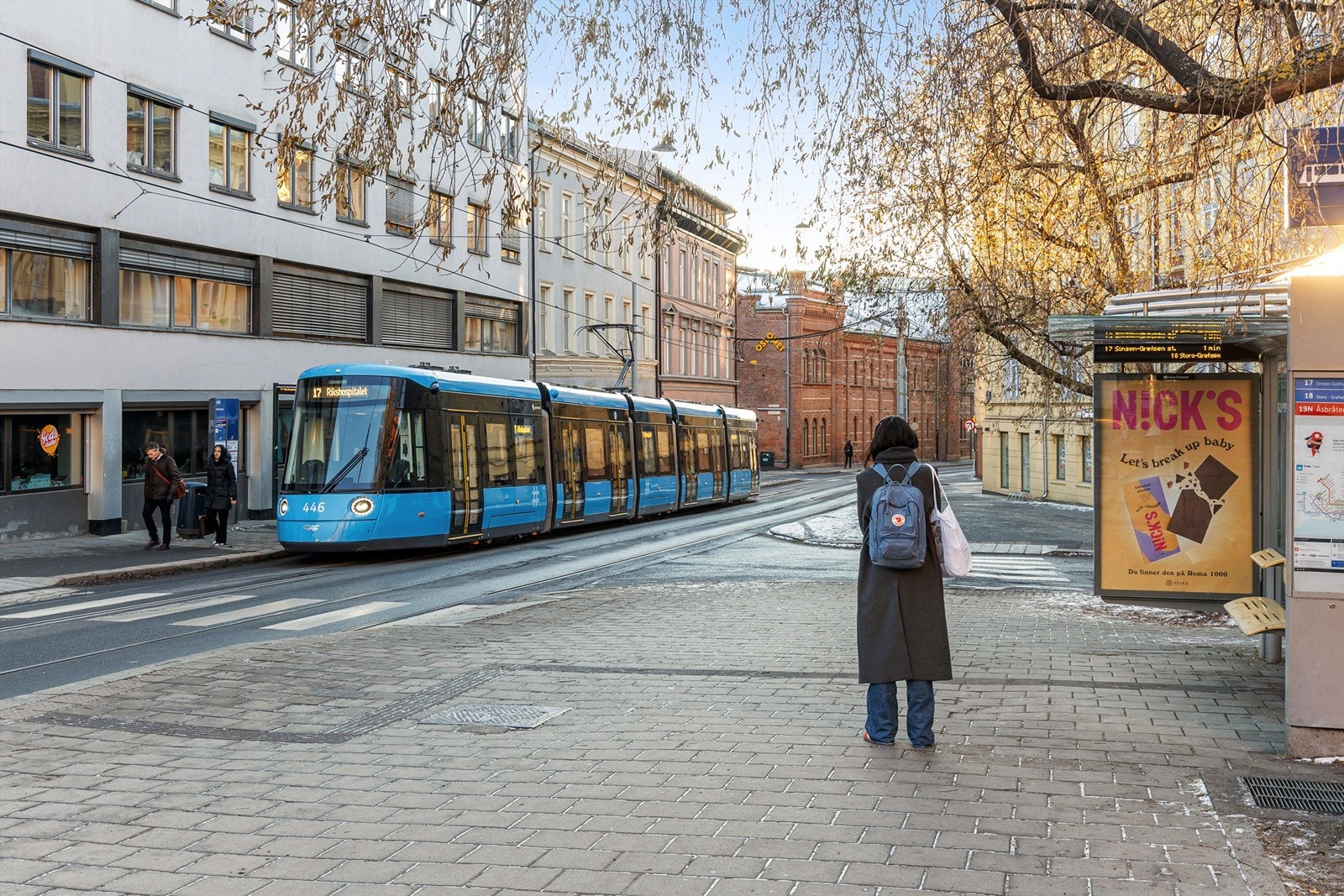 Offentlig kommunikasjon i umiddelbar nærhet. Galleribilde