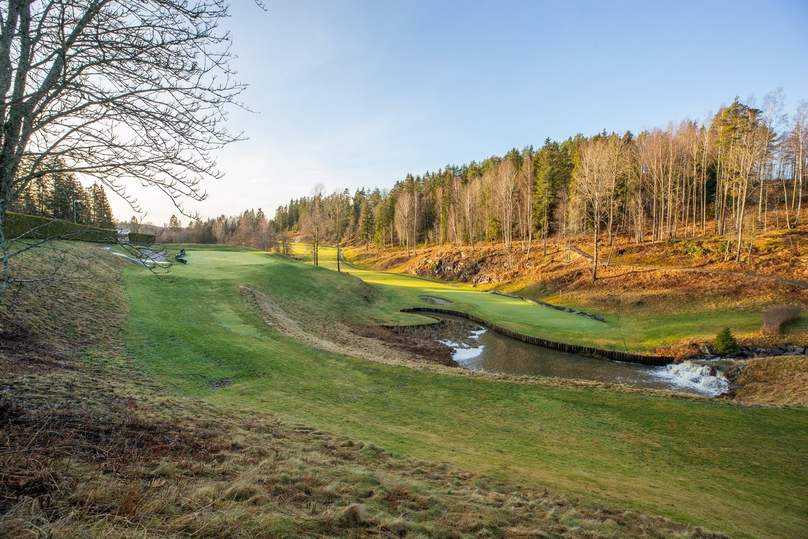 Det er kort vei til Oppegård Golfbane Galleribilde