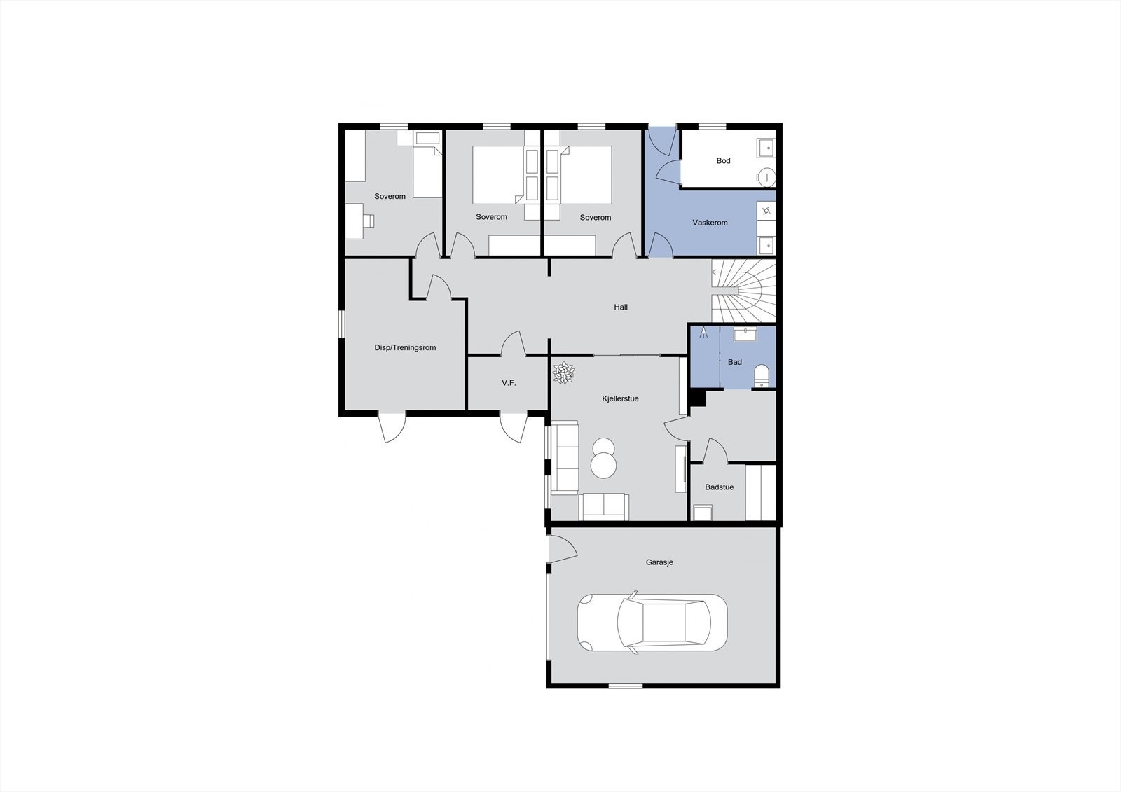 Underetasje Galleribilde