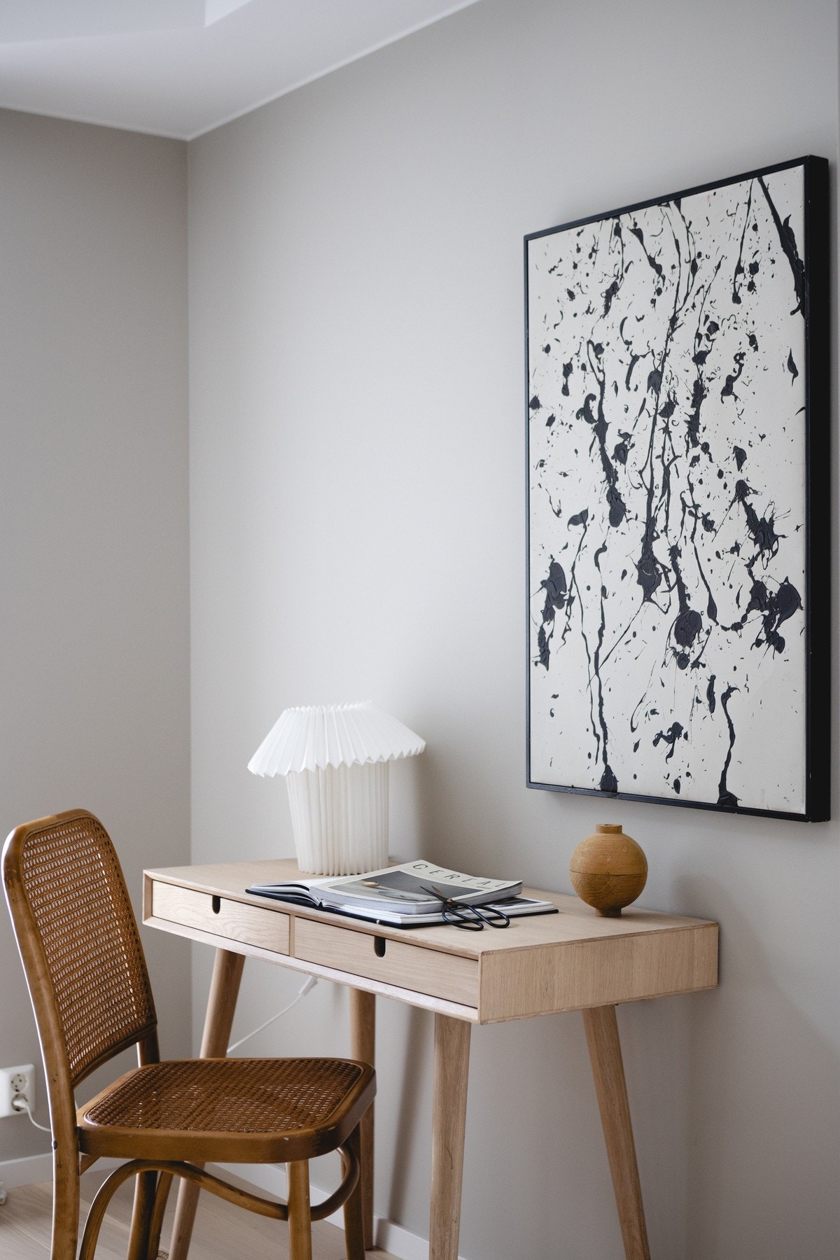 Her er det fin plass til kontorløsning. Galleribilde