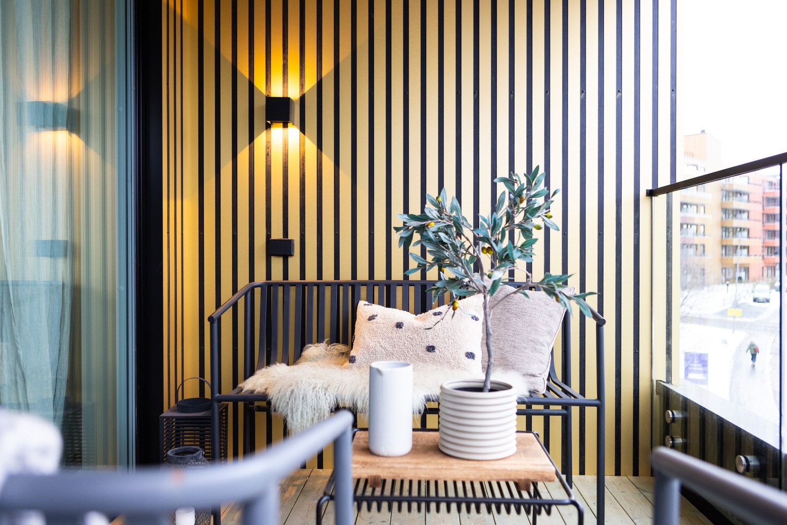 Det er tillatt med både gass- og elektrisk grill. Galleribilde