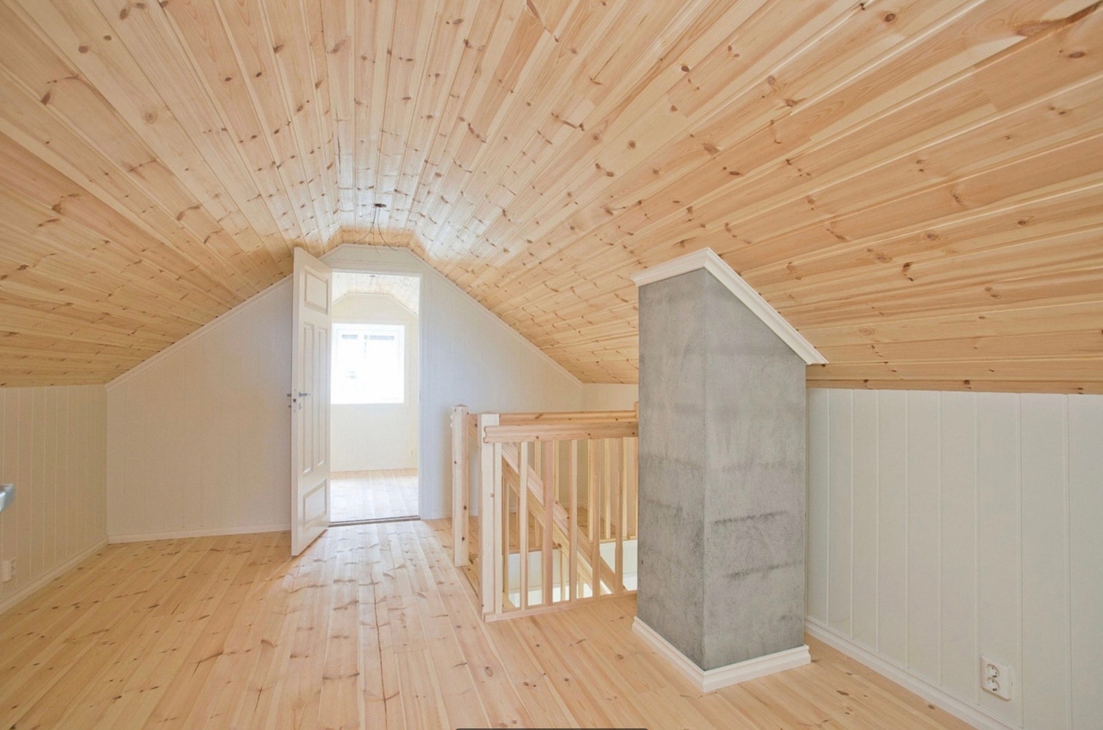 Loftstue - bilde av lik hytte med standard inndeling og innredning. Farger velger man selv :-) Galleribilde