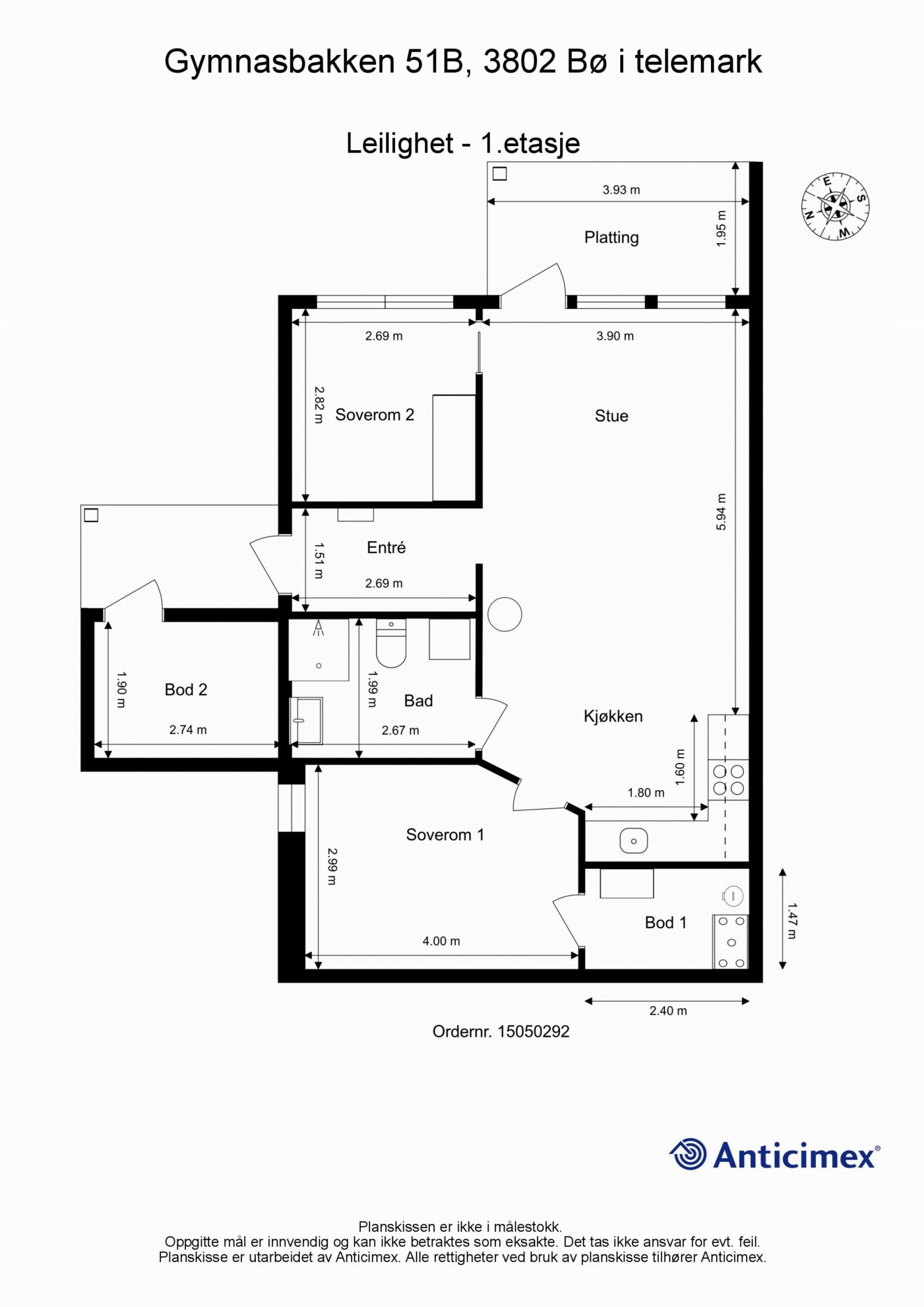 Plantegning Galleribilde