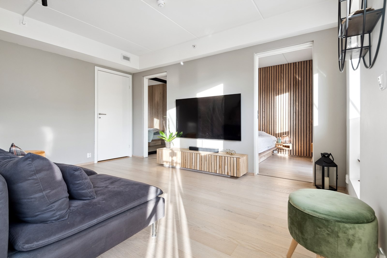 Leiligheten er strøken, den sto ferdig i 2020. Galleribilde