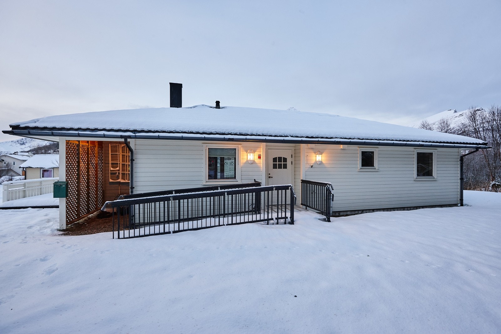Enebolig med alt på ett plan. Galleribilde