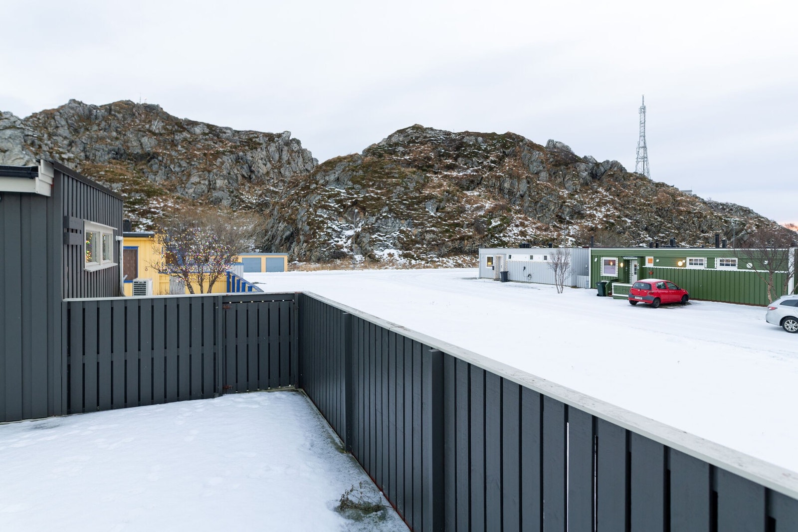 Utsikt fra terrassen Galleribilde