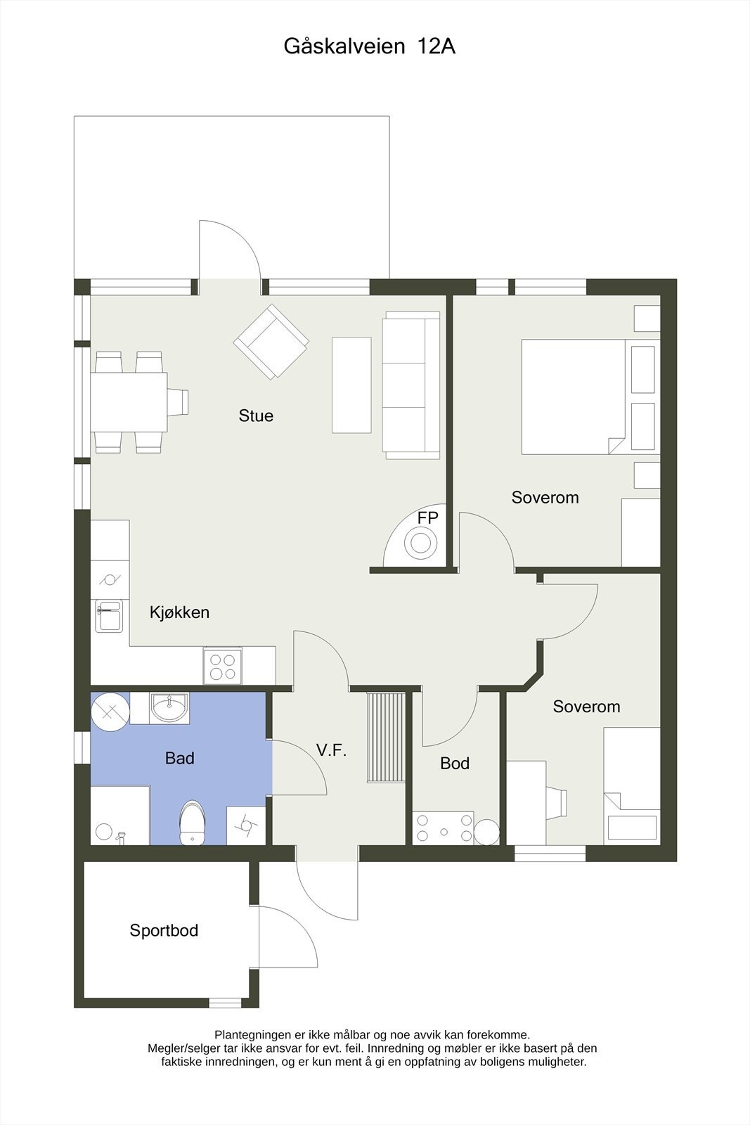 Planskisse 2D Galleribilde
