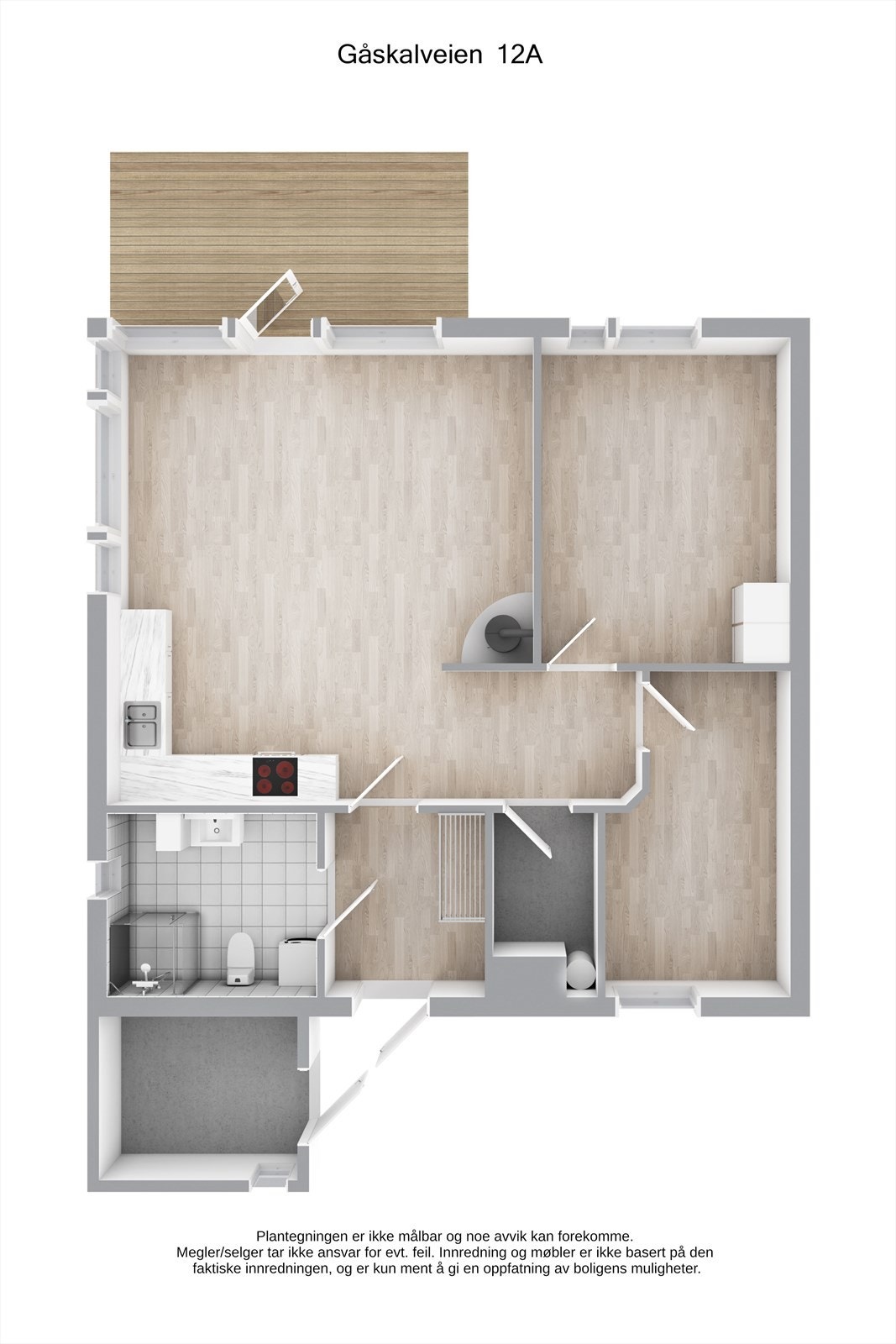 Planskisse 3D Galleribilde