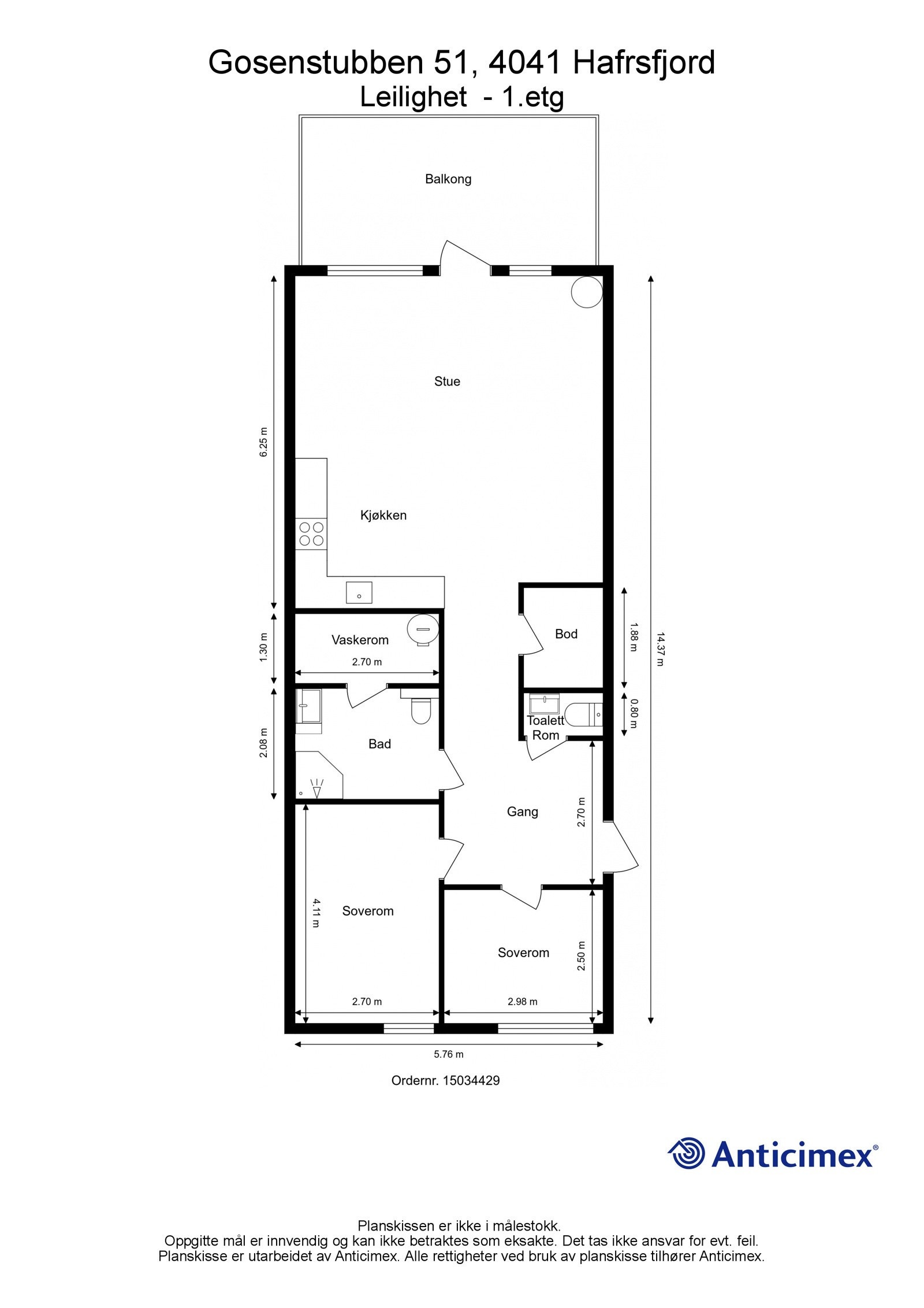 Plantegning - 1.etg. Galleribilde