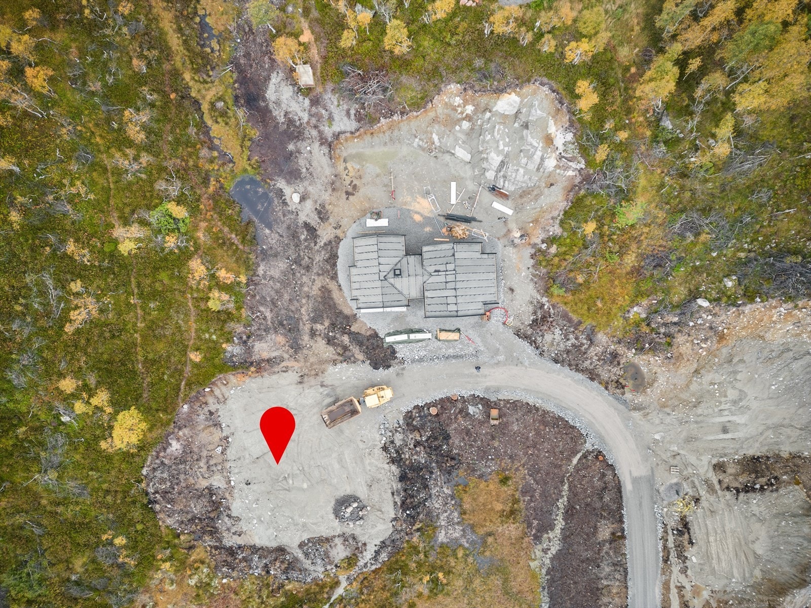 P6 - Gjesteparkeringsplass ( 14 plasser ). Galleribilde