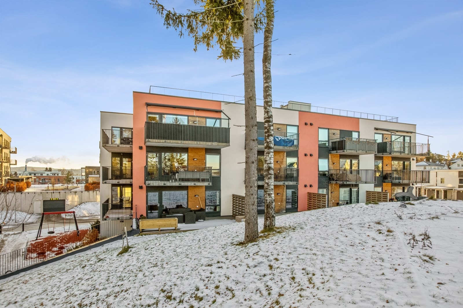 Pent opparbeidede fellesområder. Galleribilde