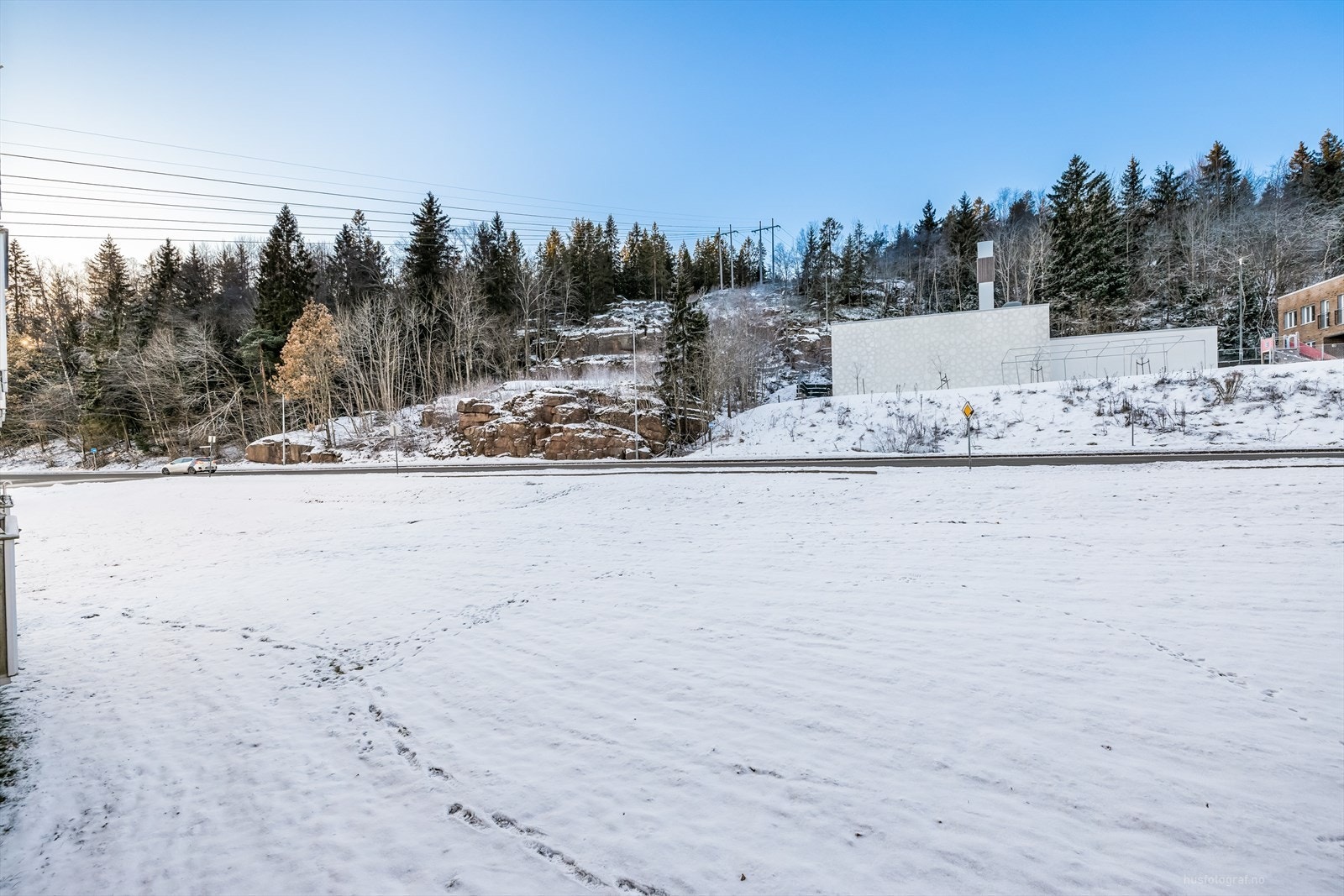 Utsikt fra balkong Galleribilde