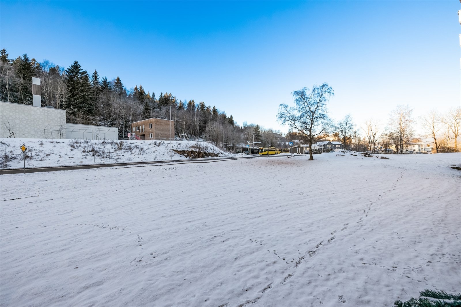 Utsikt fra balkong Galleribilde