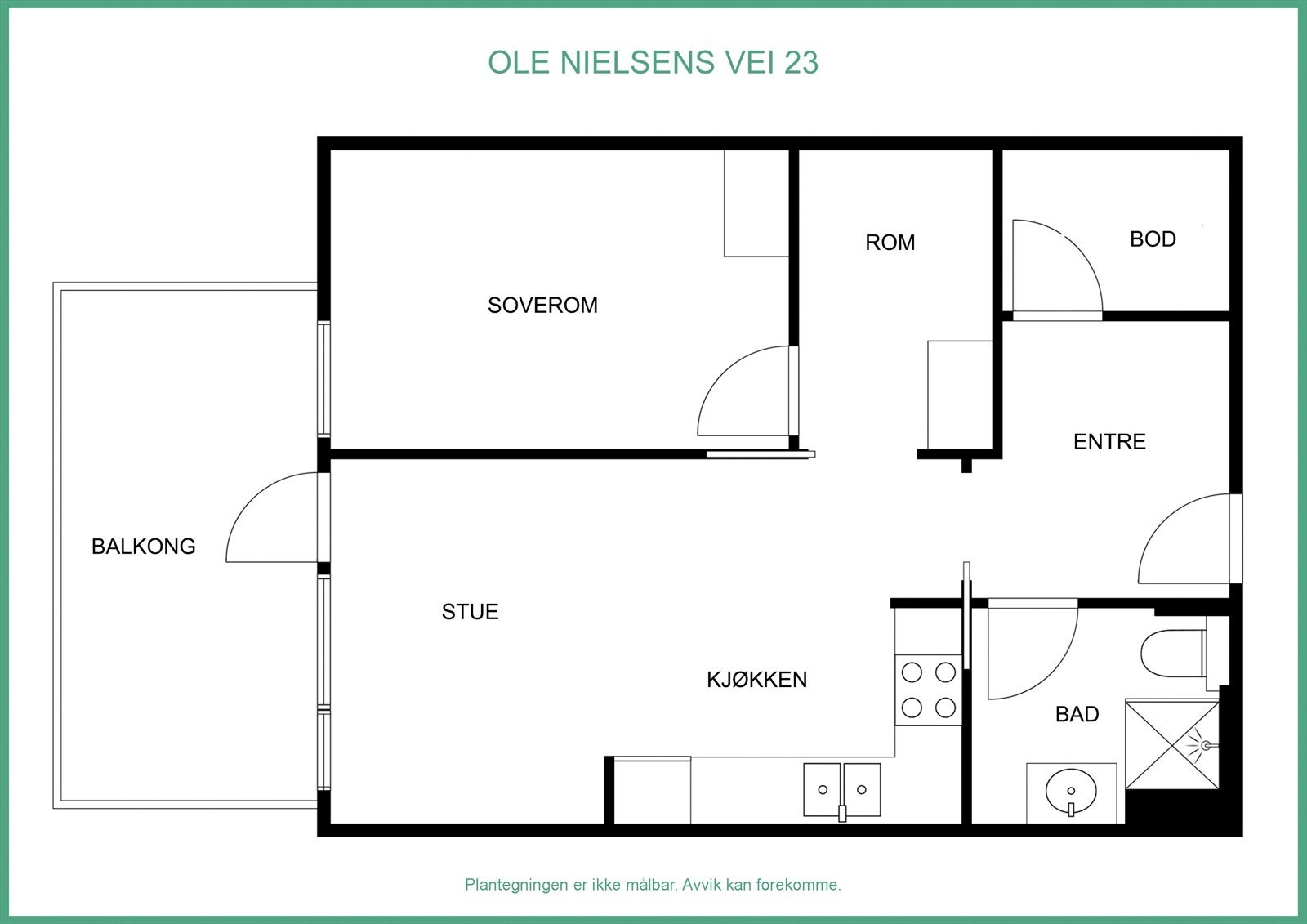 Plantegning Galleribilde