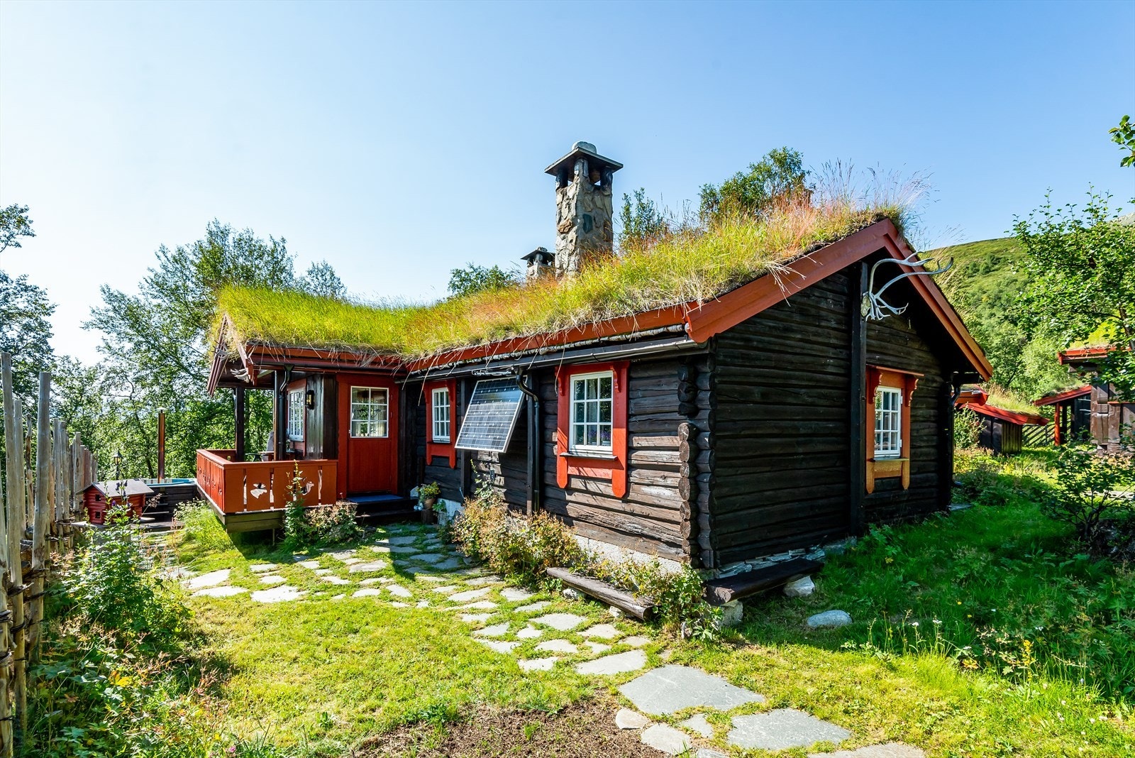 Fine tømmerbygninger. Galleribilde