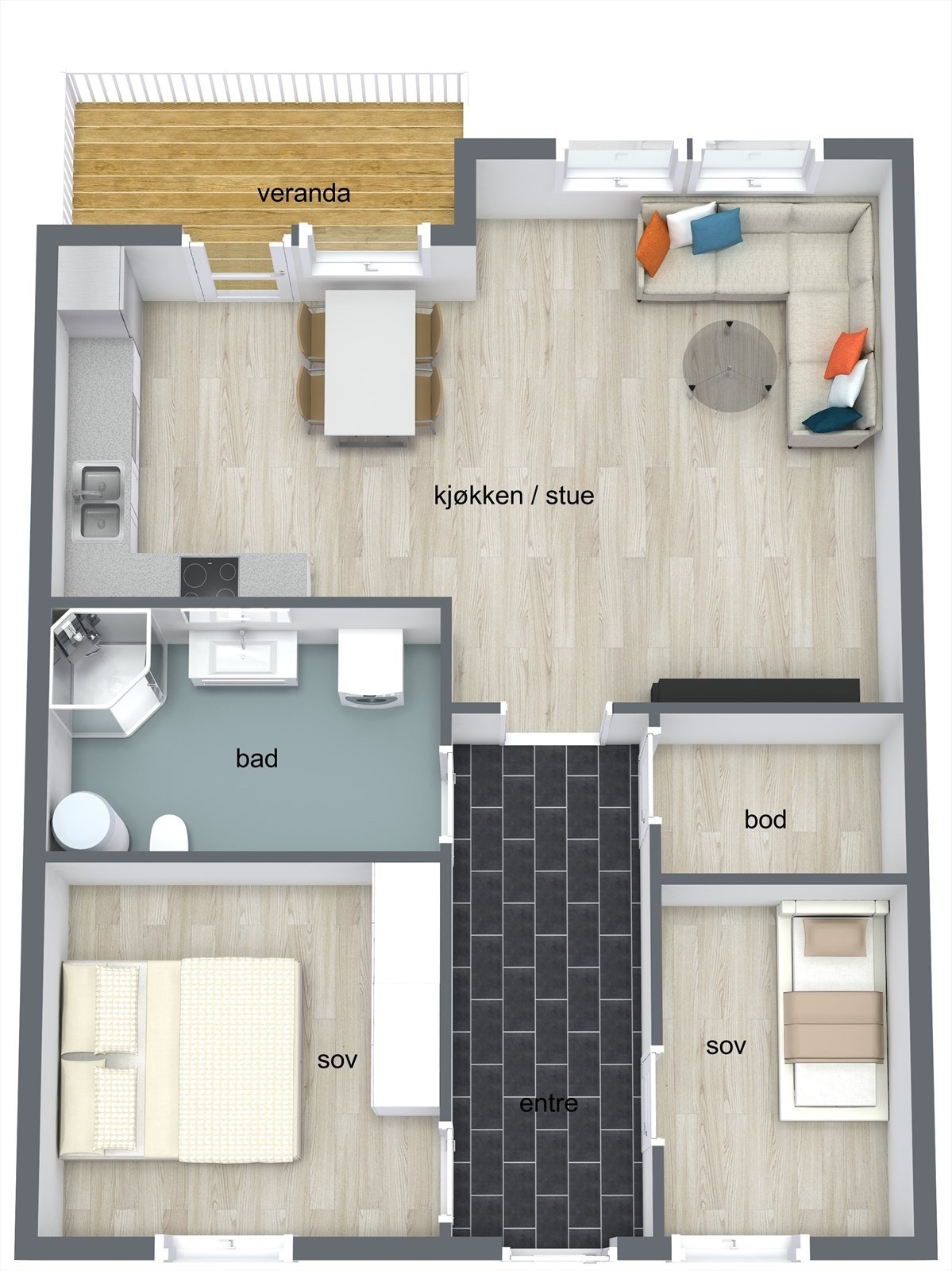Plantegning. Galleribilde