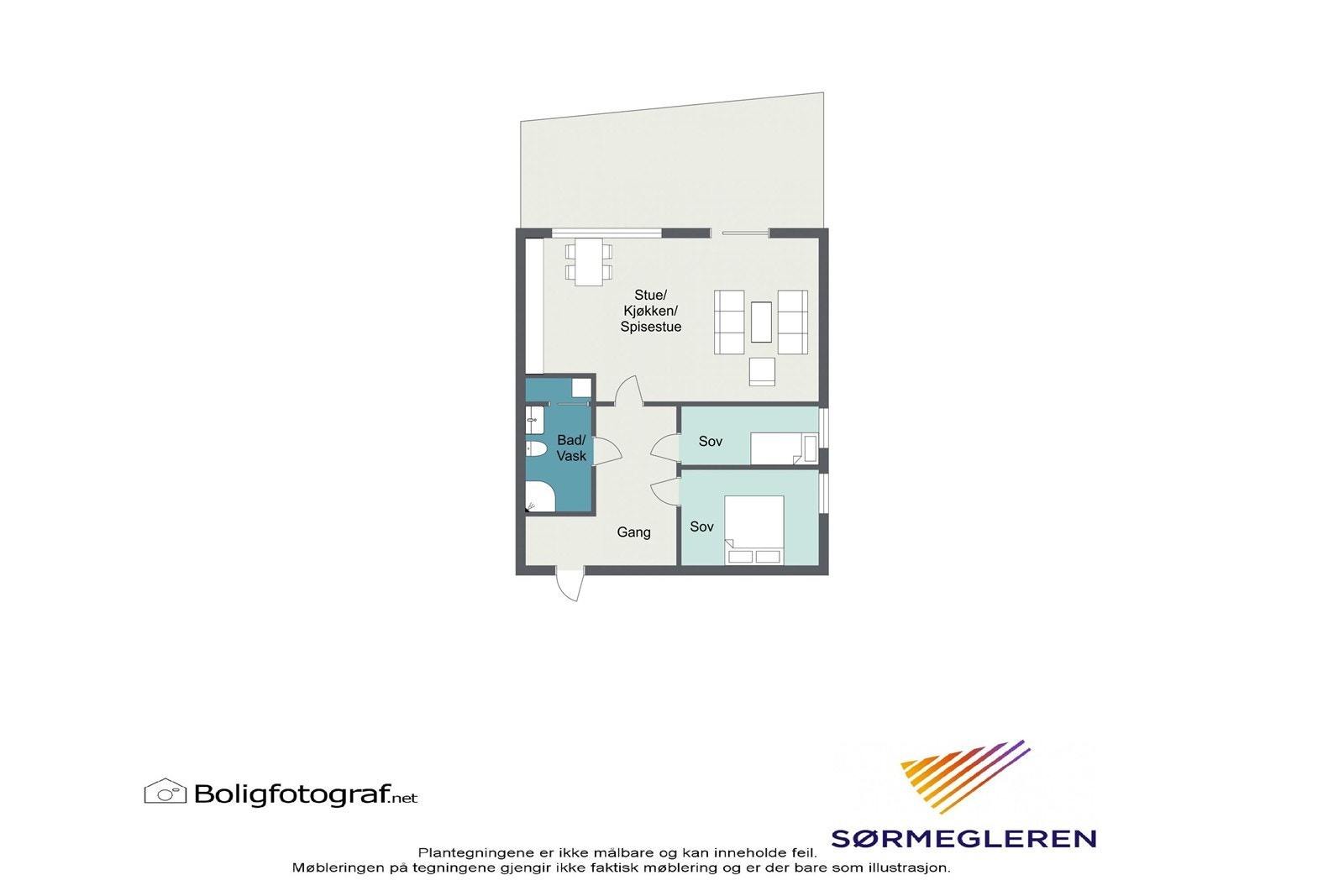 Plantegning 2 etg. Galleribilde