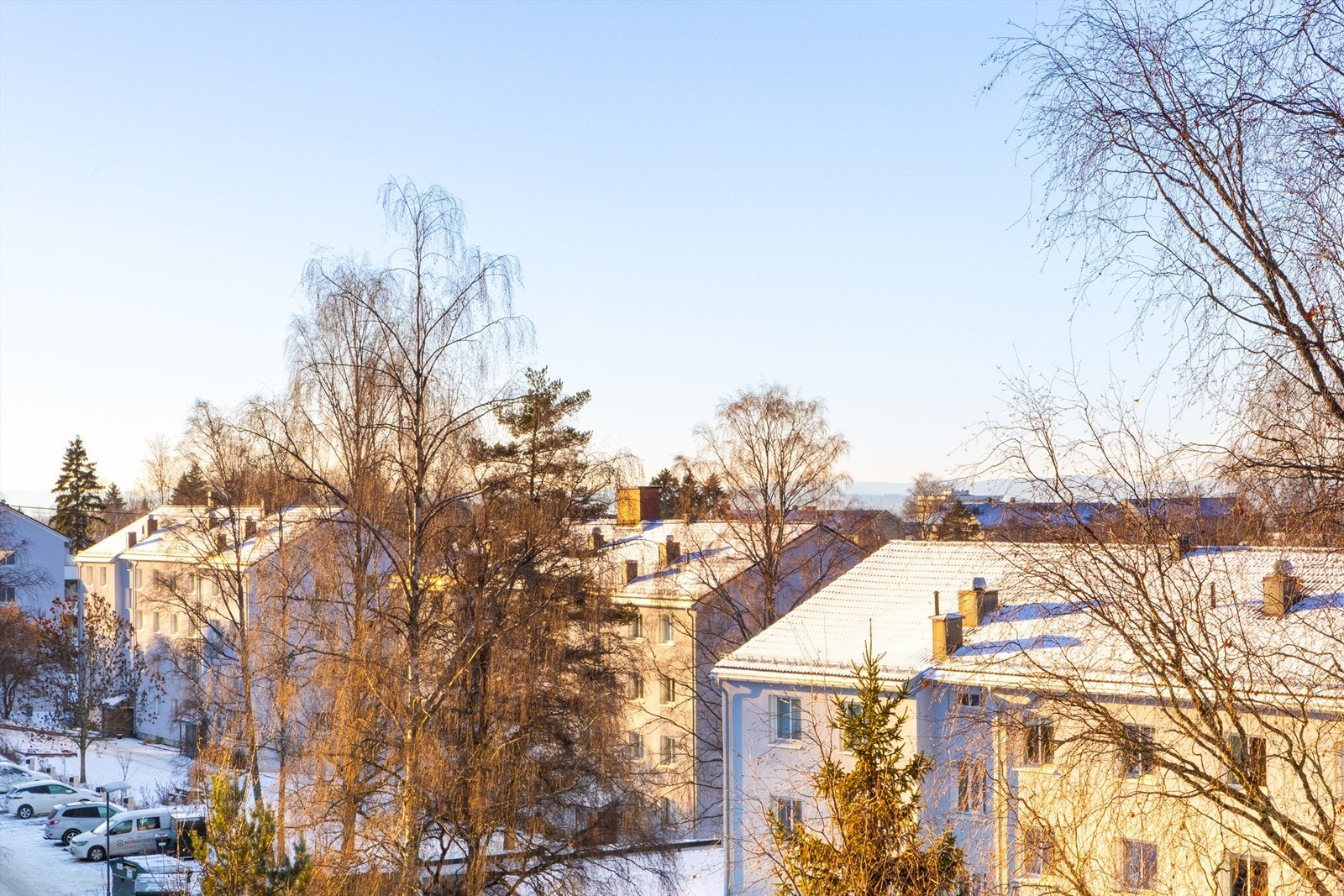 Også fra soverommet er det flott utsikt. Galleribilde