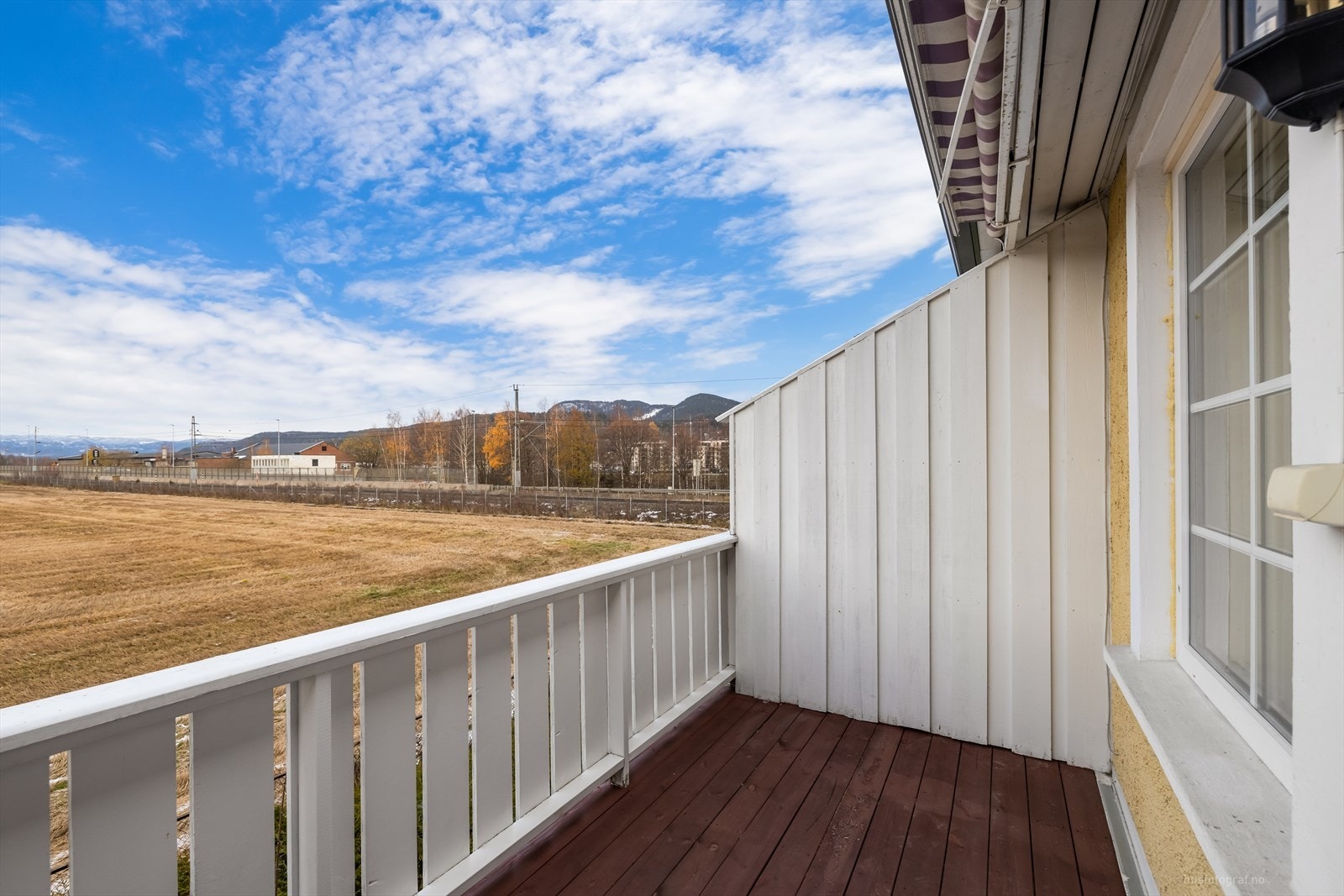 Deilig vestvendt balkong. Galleribilde