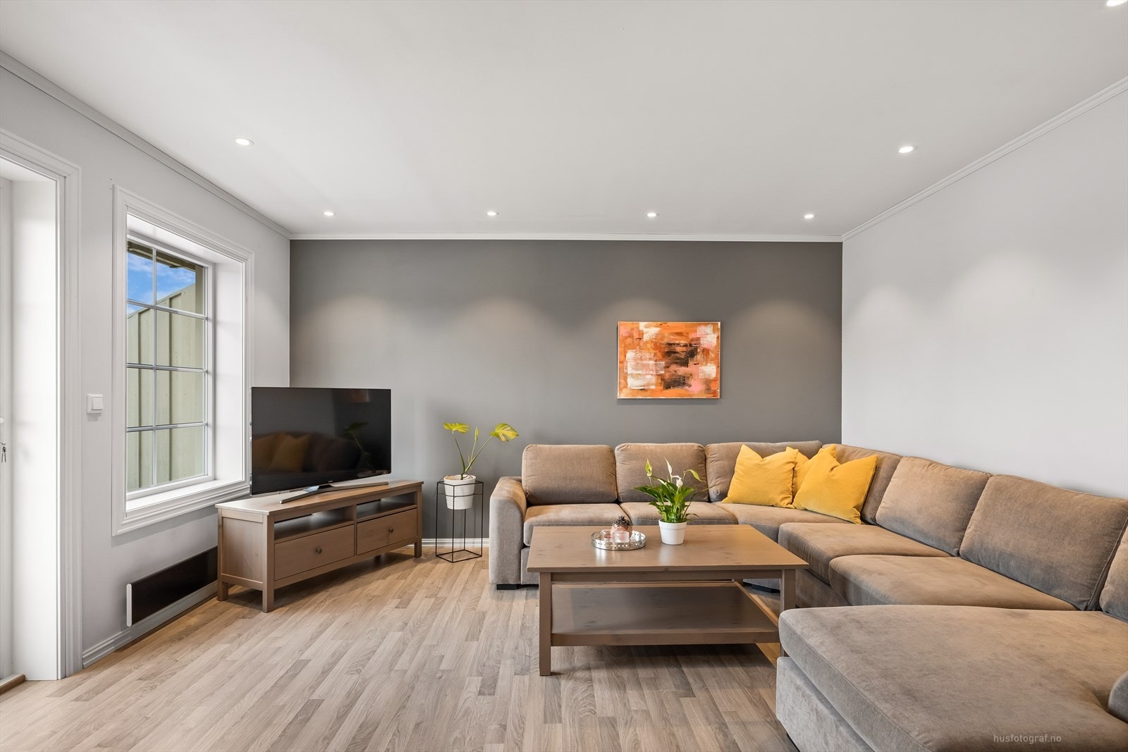 Downlights i stue, entré og bad. Galleribilde