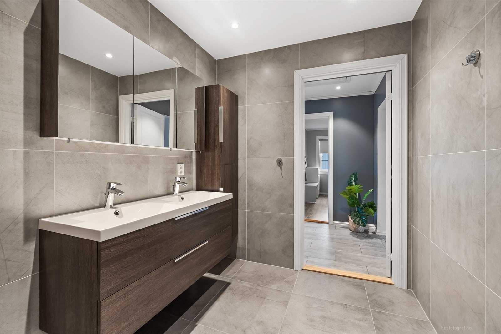 Lekkert bad som ble pusset opp i 2020. Galleribilde