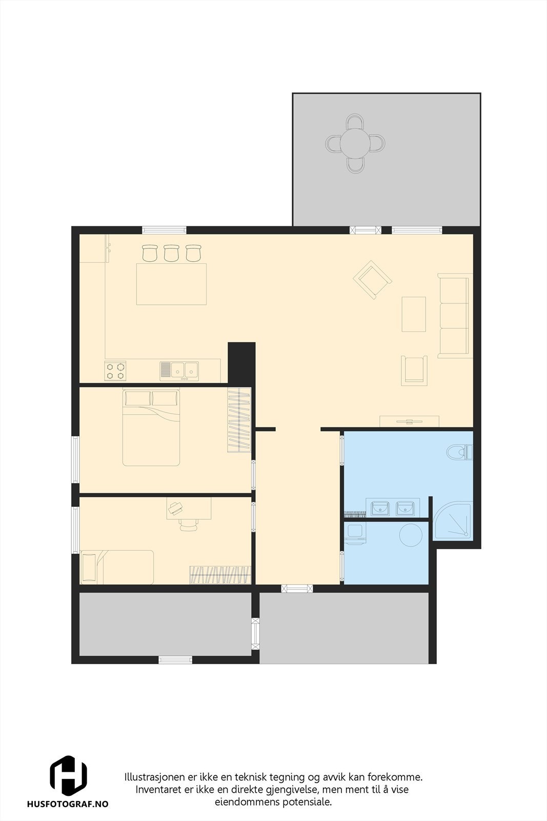 Plantegning Galleribilde