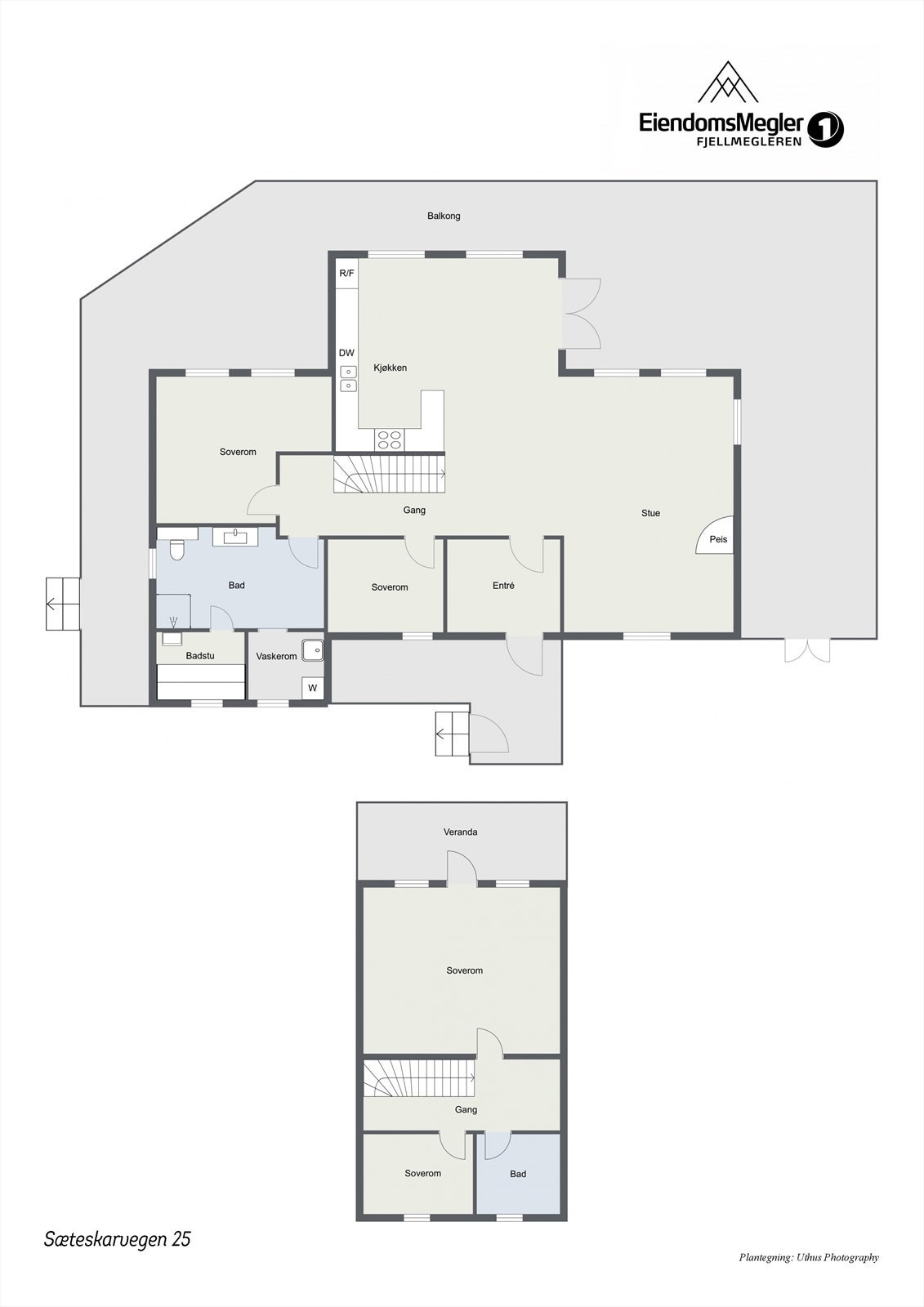 Plantegning Galleribilde
