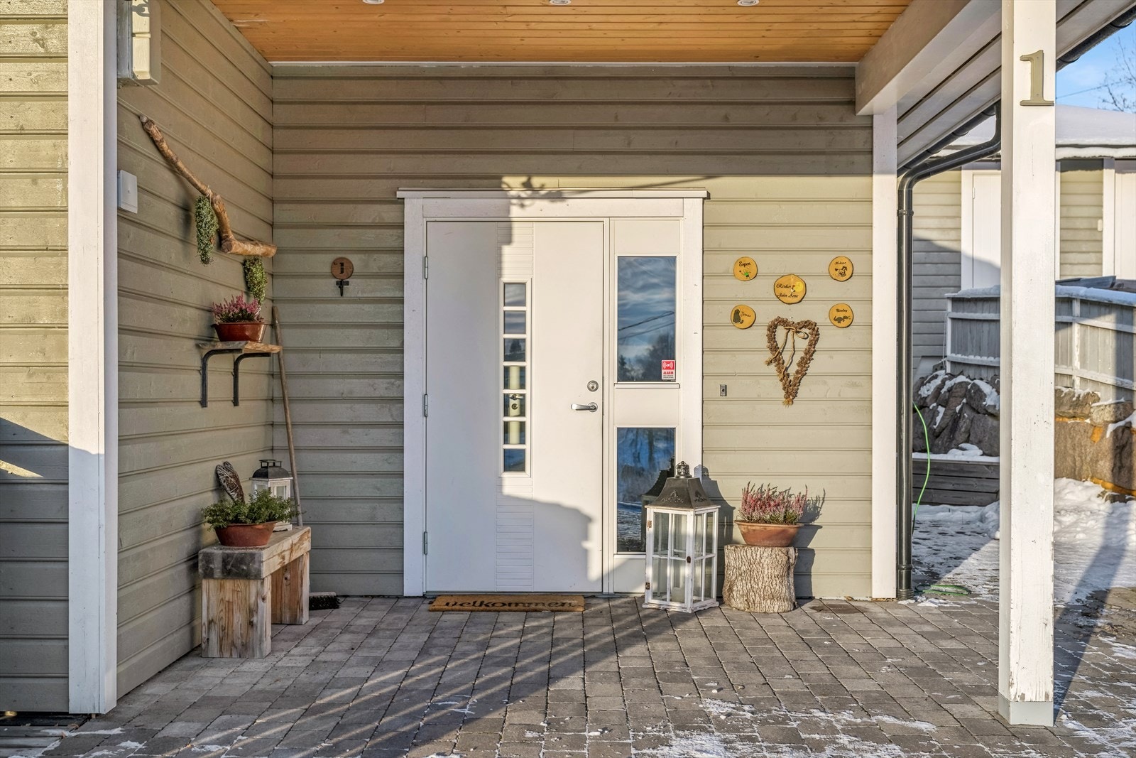 Hyggelig inngangsparti Galleribilde
