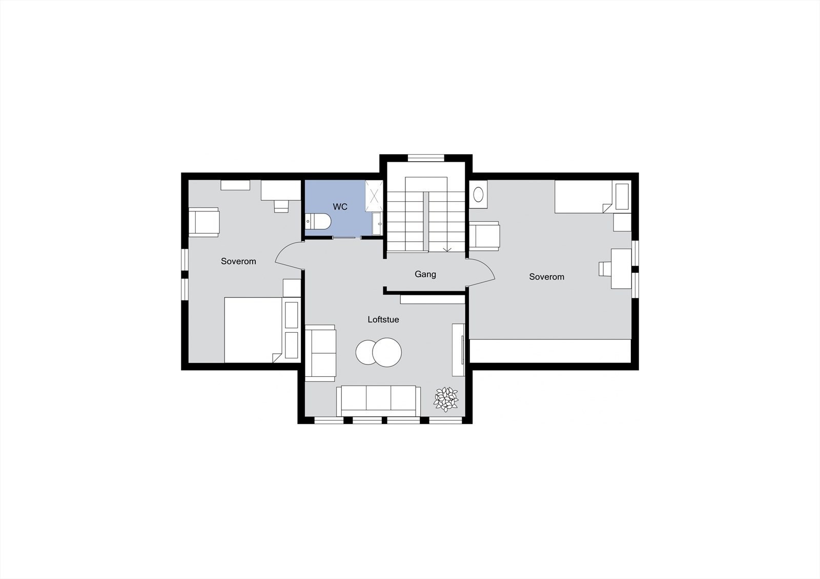 Plantegning - Loftsetasjen Galleribilde