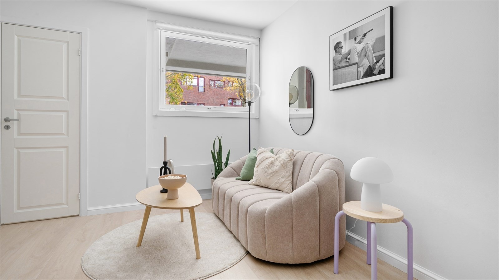 Den klassiske planløsningen gjør det enkelt å tilpasse rommet etter dine ønsker og behov Galleribilde