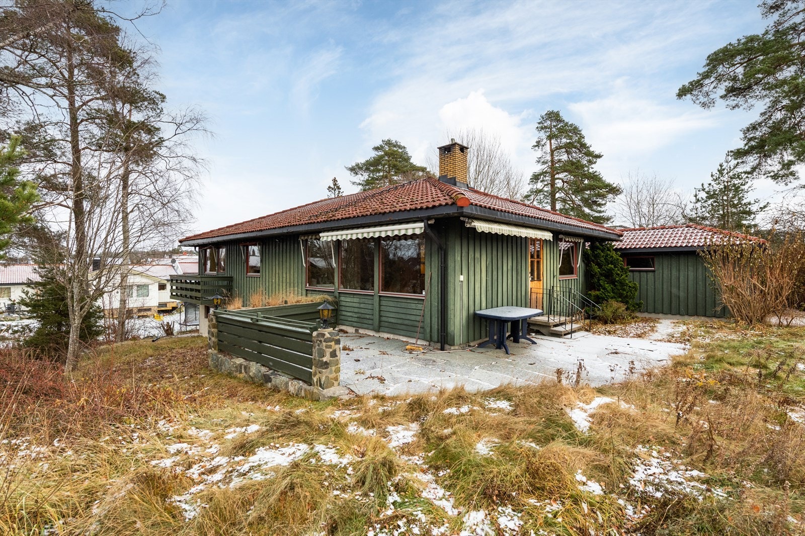 Romslig hage på 728 kvm. Galleribilde