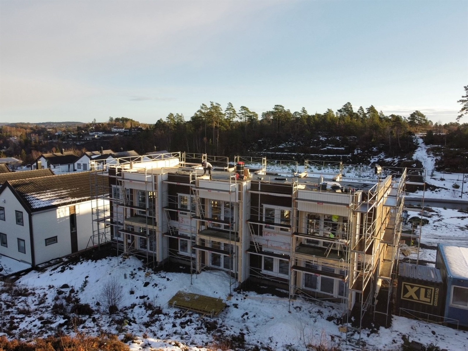 Trinn 1 og trinn 2 under bygging Galleribilde