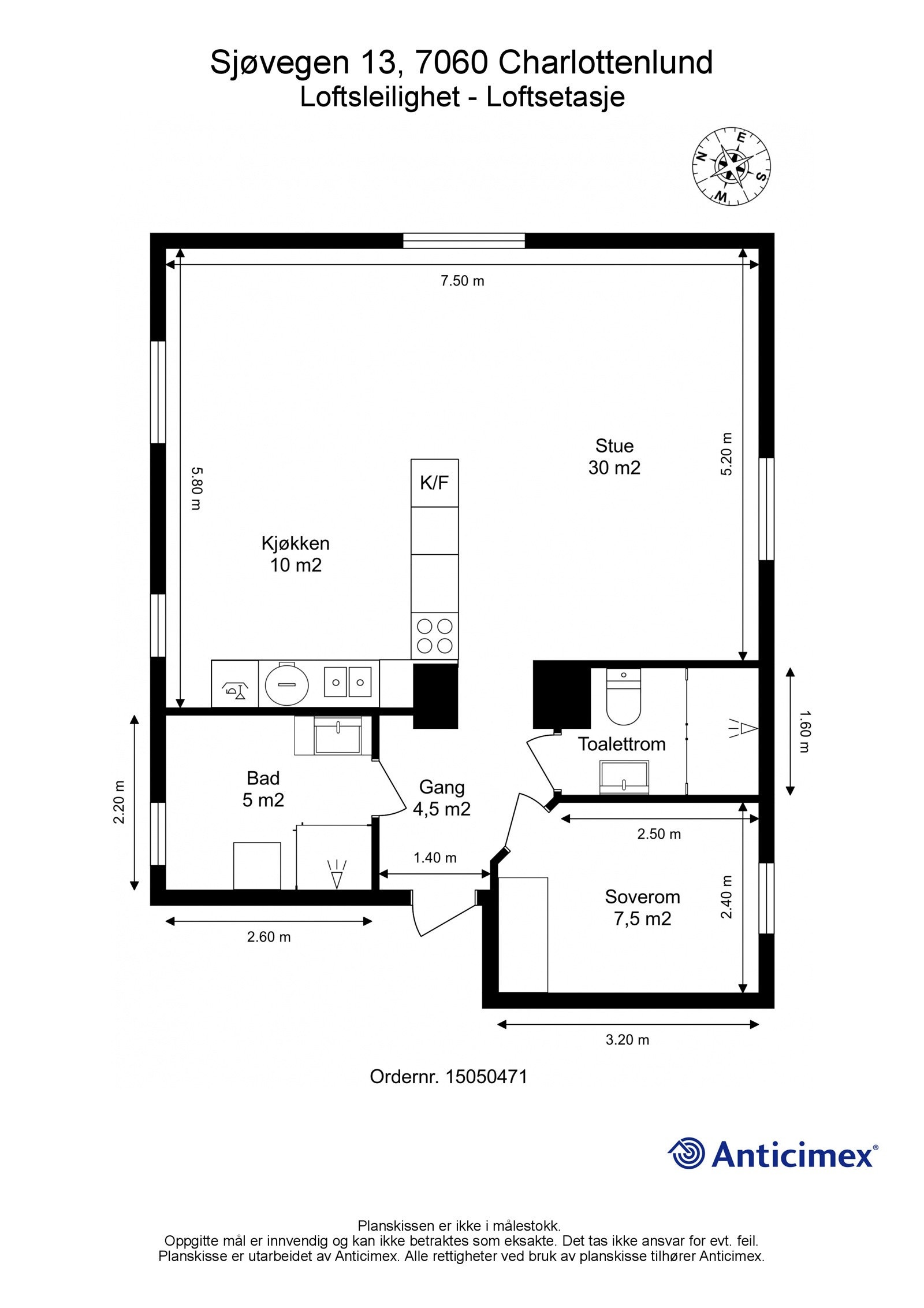 Plantegning Galleribilde