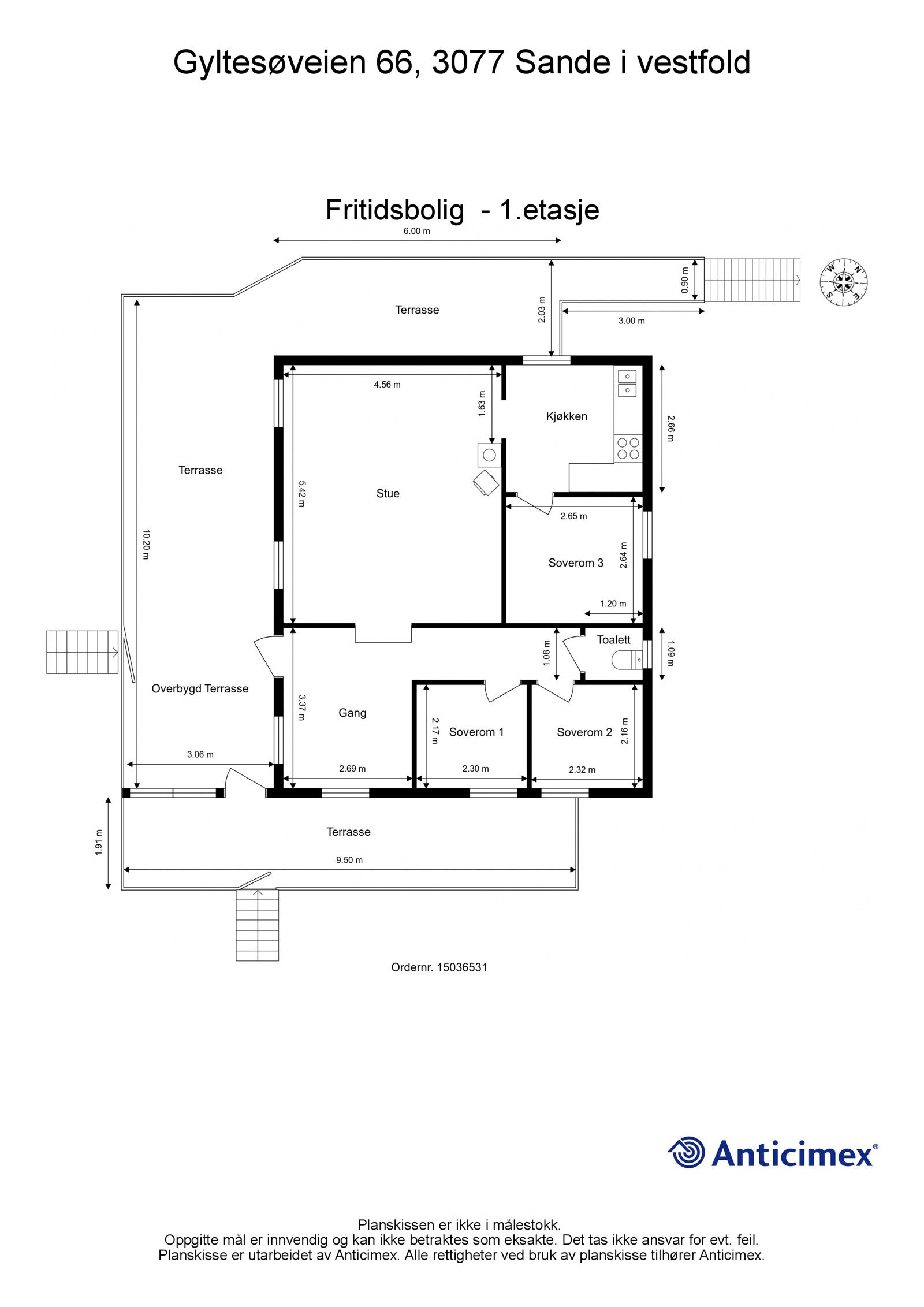 Plantegning Galleribilde
