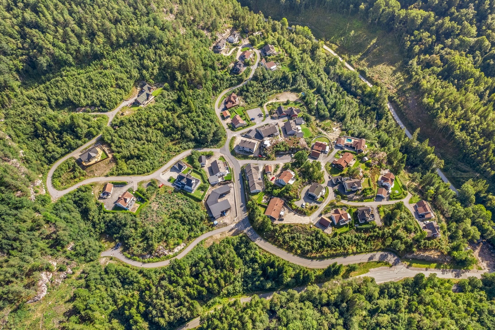 Oversikt over Brendebakke Galleribilde