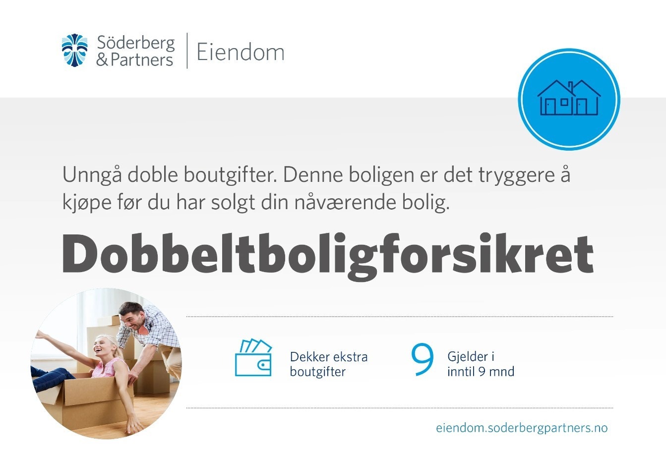 Denne boligen er Dobbeltboligforsikret. Galleribilde
