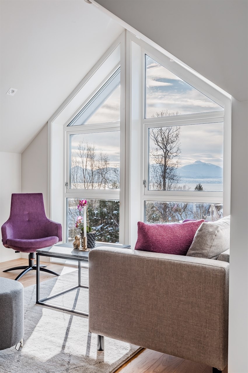 Loftstue med fantastisk utsikt Galleribilde