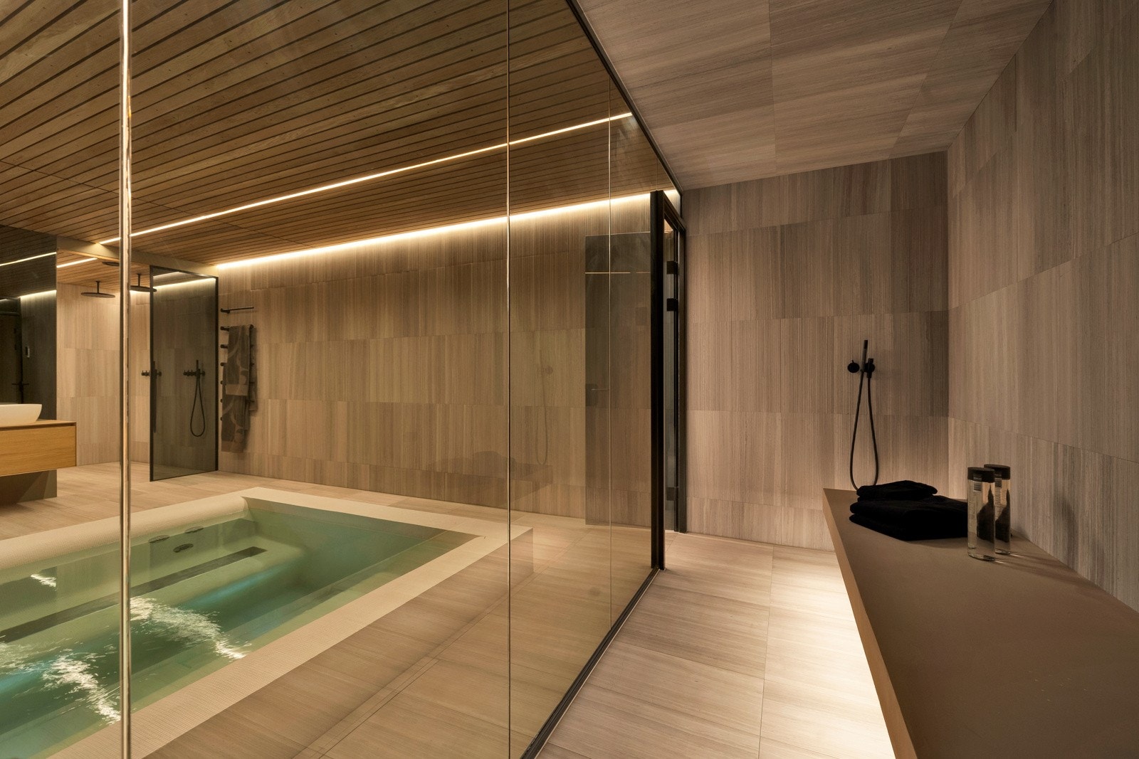 Spa-avdelingen i kjelleren er ren luksus for alle sanser. Galleribilde