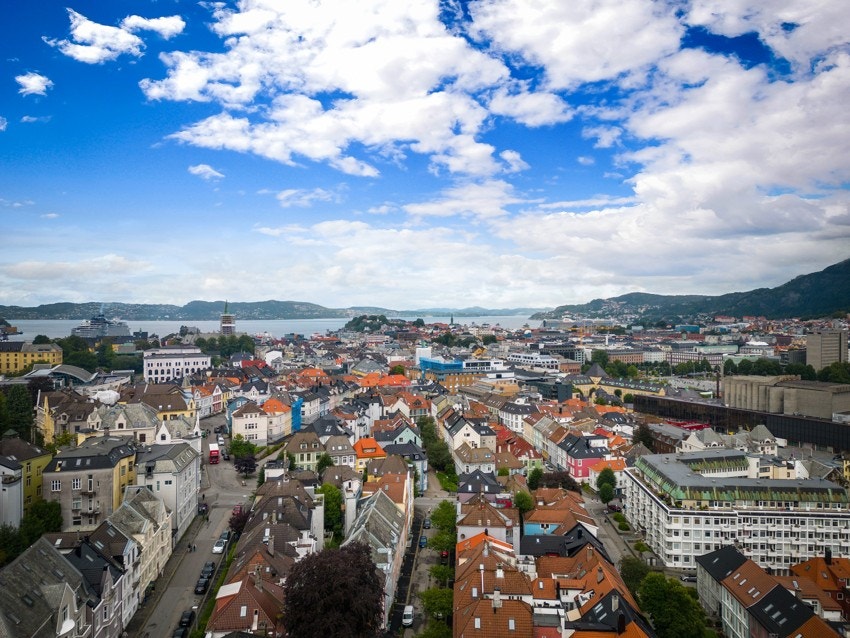 Bergen sentrum Galleribilde