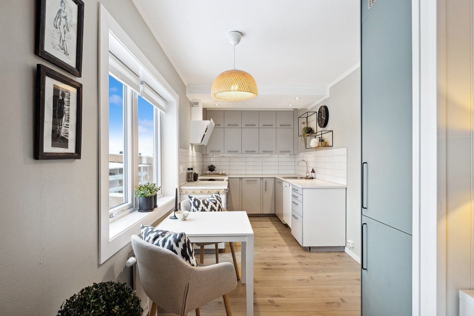 Det vil også være plass til frokostbord ved vinduet på kjøkkenet Galleribilde