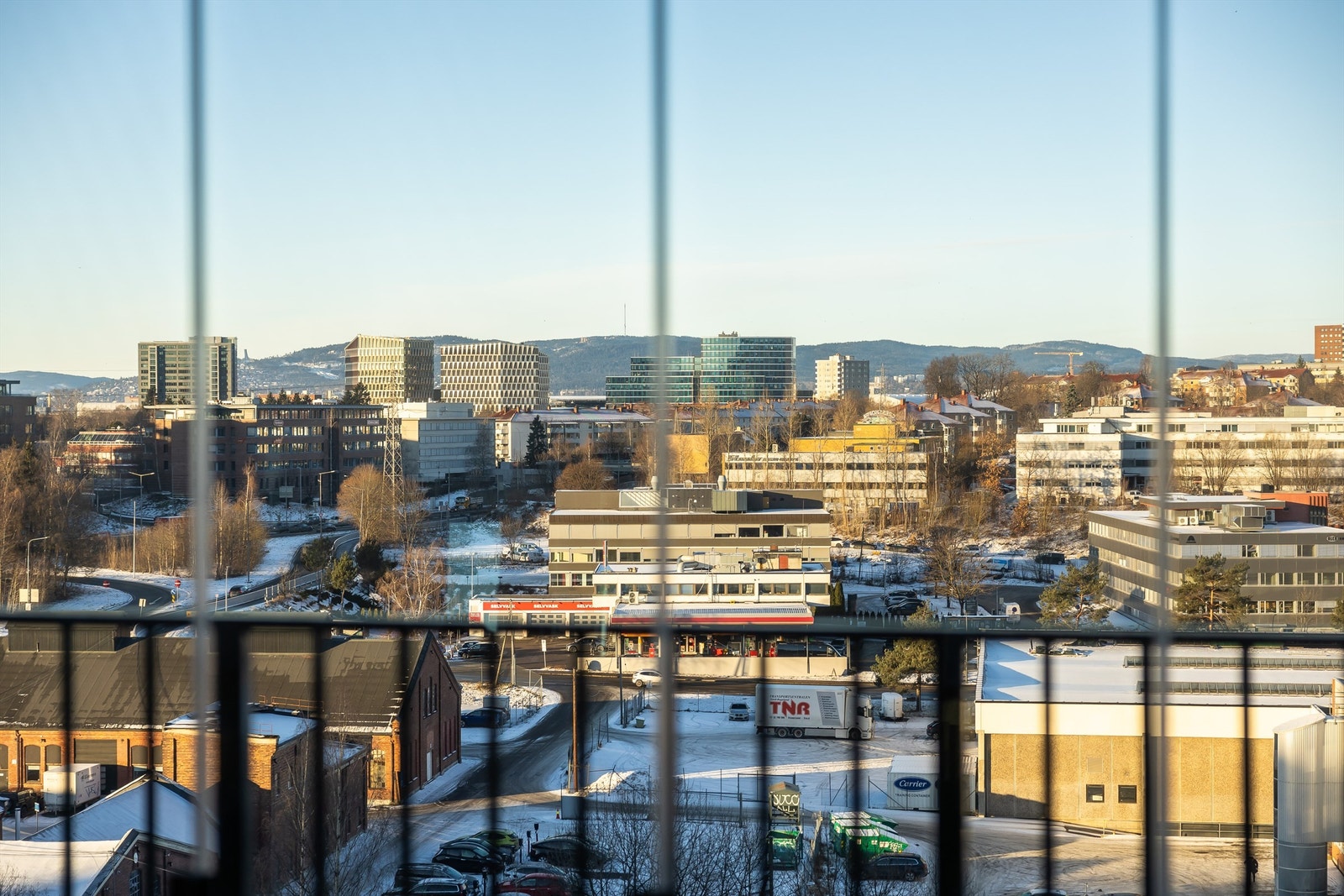 Utsikt fra balkong. Galleribilde