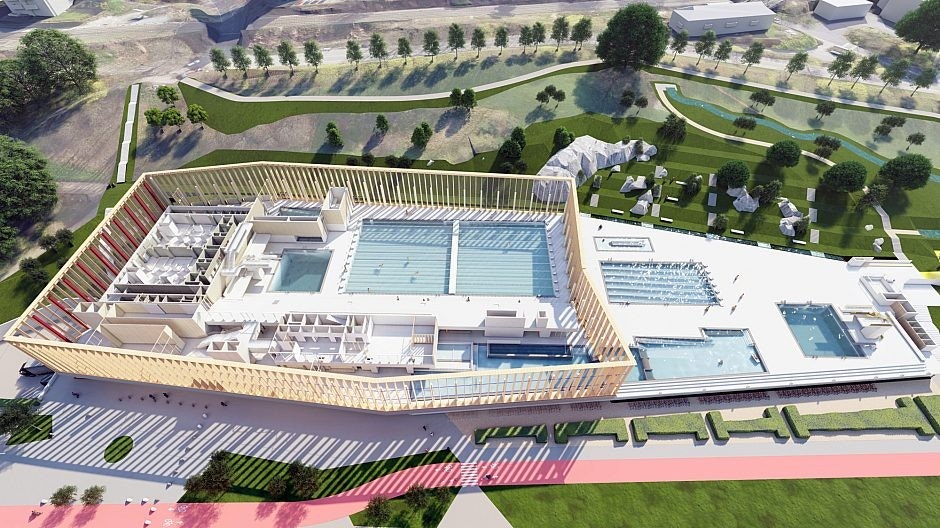 Det nye Tøyenbadet blir byens største badeanlegg og vil gi Oslo et nytt hovedbad for både idrett og publikum. Det er planlagt at anlegget ferdigstilles ila 2024. Galleribilde