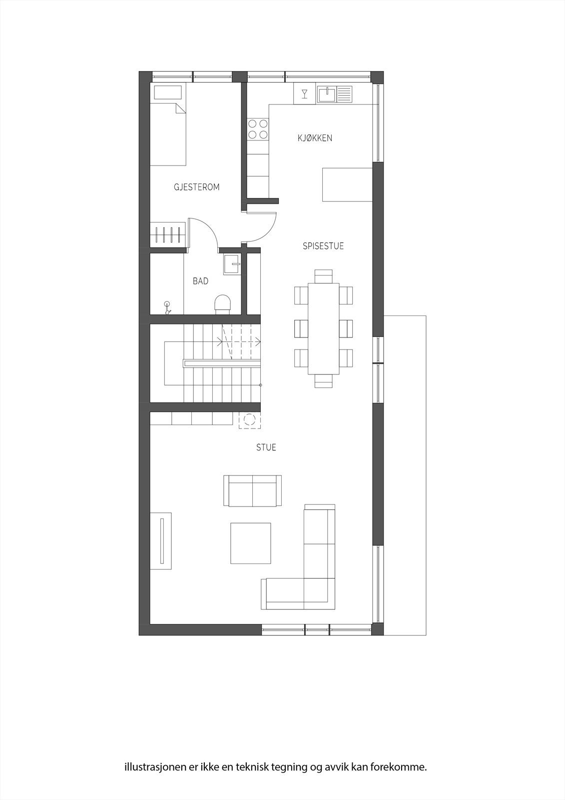 plantegninger C etg 2 Galleribilde