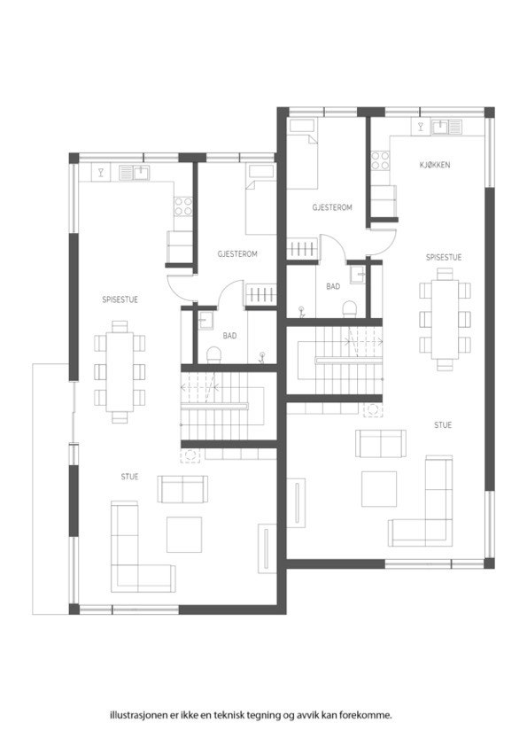 2. etg A og B Galleribilde